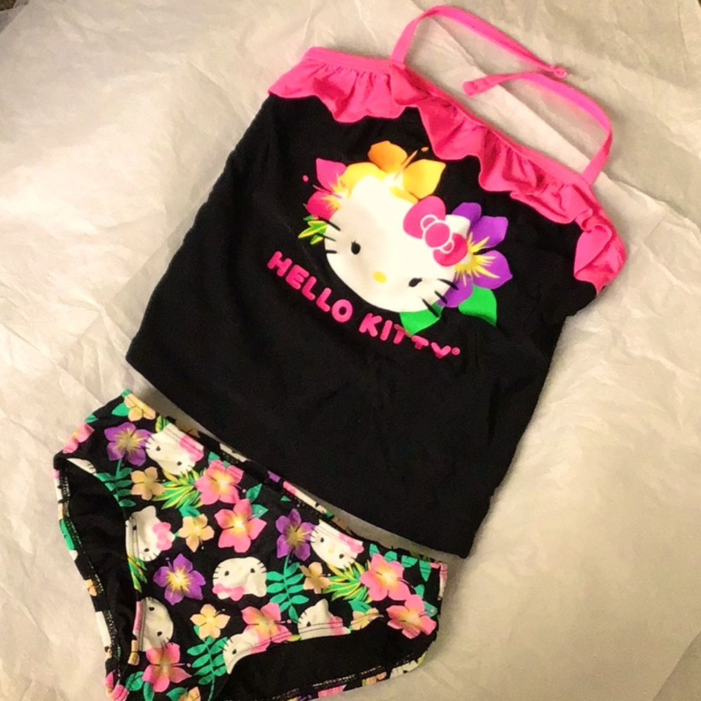 Hello Kitty. Size 7/8. Two piece. Swimsuit.